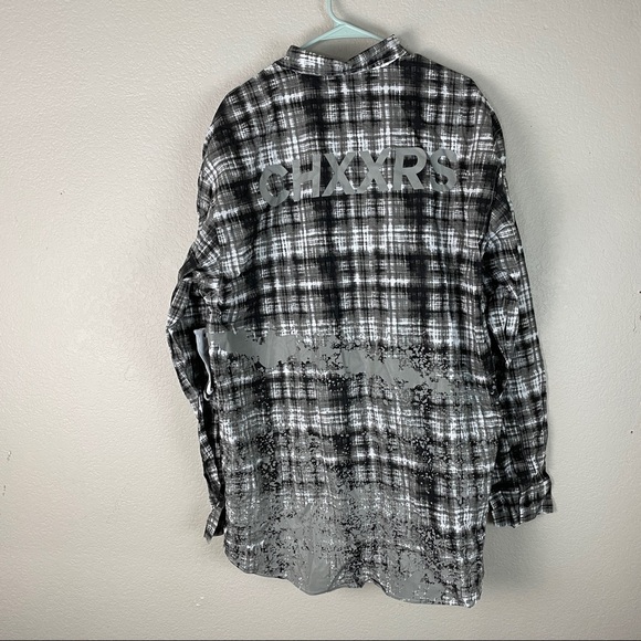 CHXXRS Club Long Sleeve Button Up Shirt Size XXL - Picture 7 of 11